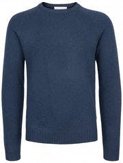 Bradley Cashmere Crewneck - India Ink